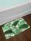 Ambesonne Palm Leaf Bath Mat, Realistic Vivid Leaves of Palm Tree Growth Ecology Lush Botany Themed Print, Plush Bathroom Decor Mat with Non Slip Backing, 29.5" X 17.5", Fern Green